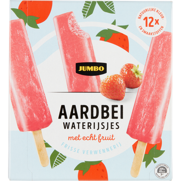 Jumbo Aardbei Waterijsjes met Echt Fruit - JUMBO