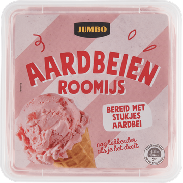 Jumbo Aardbeienroomijs - JUMBO
