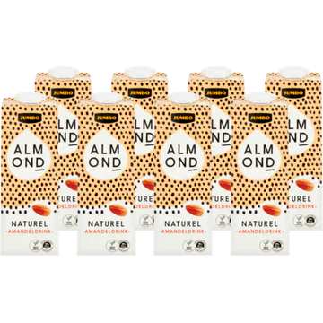 Jumbo Amandeldrink Naturel 8 x 1 L - JUMBO