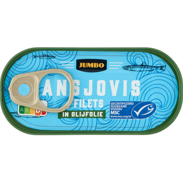 Jumbo Ansjovis Filets in Olijfolie - JUMBO