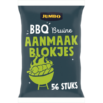 Jumbo BBQ Bruine Aanmaakblokjes 56 Stuks - JUMBO