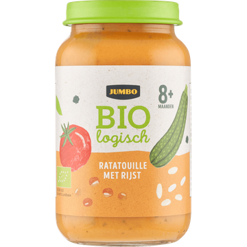 Jumbo Babyvoeding Biologisch Ratatouille met Rijst 8+ Maanden - JUMBO