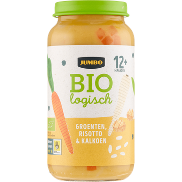 Jumbo Biologisch Babyvoeding Groenten Risotto & Kalkoen 12+ Maanden - JUMBO
