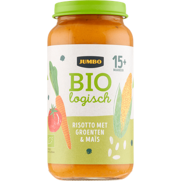 Jumbo Biologisch Babyvoeding Risotto met Groenten & Maïs 15+ Maanden - JUMBO