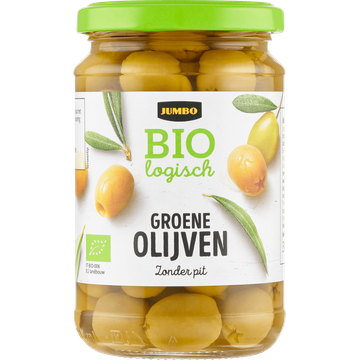 Jumbo Biologisch Groene Olijven Zonder Pit - JUMBO