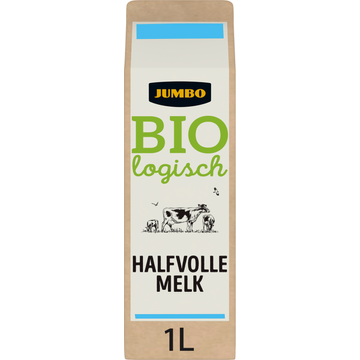 Jumbo Biologisch Halfvolle Melk 1 L - JUMBO