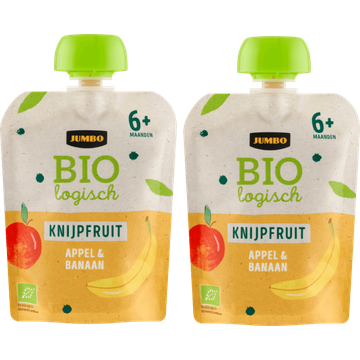 Jumbo Biologisch Knijpfruit Appel & Banaan 6+ Maanden - JUMBO