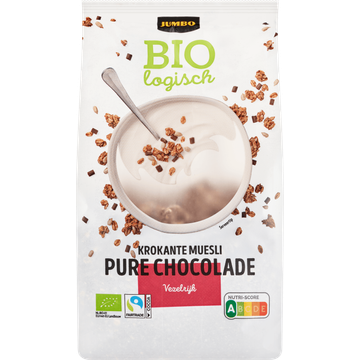 Jumbo Biologisch Krokante Muesli Pure Chocolade - JUMBO