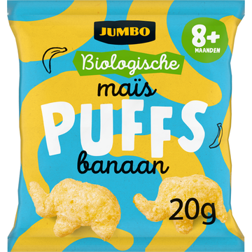 Jumbo Biologische Maïs Puffs Banaan - JUMBO