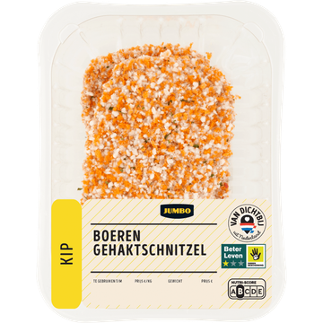 Jumbo Boeren Kipgehaktschnitzel 2 Stuks - JUMBO