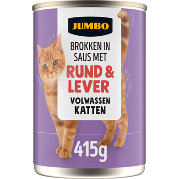 Jumbo Brokken in Saus met Rund & Lever - JUMBO