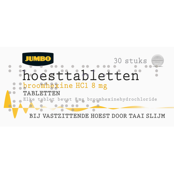Jumbo Broomhexine HCI 8mg Tabletten 30 Stuks - JUMBO
