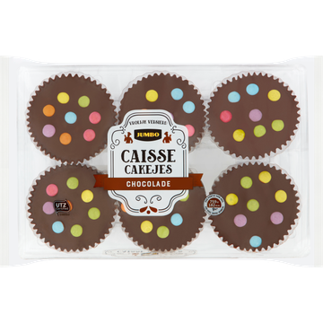 Jumbo Caisse Cakejes Chocolade 6 Stuks - JUMBO