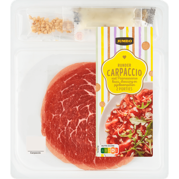 Jumbo Carpaccio met Parmezaanse Kaas
