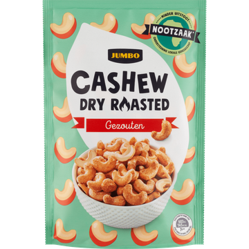 Jumbo Cashew Dry Roasted Gezouten - JUMBO