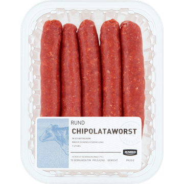 Jumbo Chipolataworst Rund 5 Stuks - JUMBO