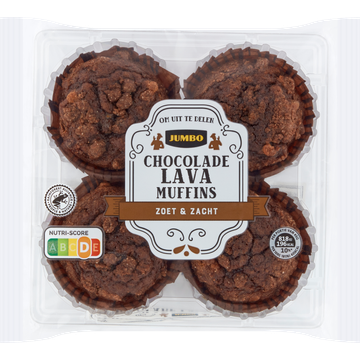 Jumbo Chocolade Lava Muffins - JUMBO