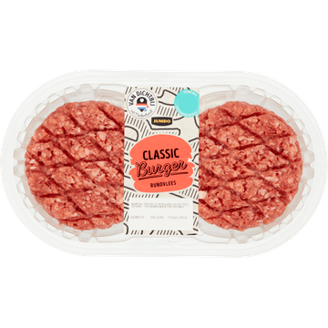 Jumbo Classic Burger Rundvlees 2 Stuks - JUMBO