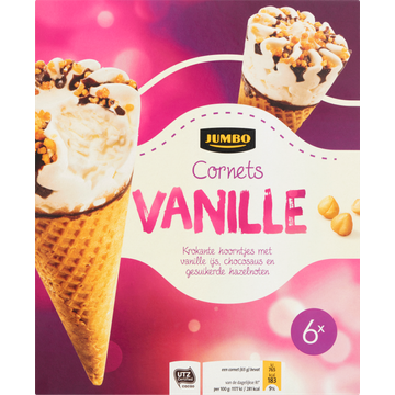 Jumbo Cornets Vanille IJsjes - JUMBO