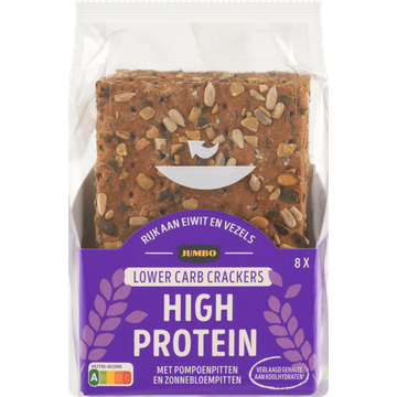 Jumbo Crackers High Protein met Pompoenpitten en Zonnebloempitten - JUMBO
