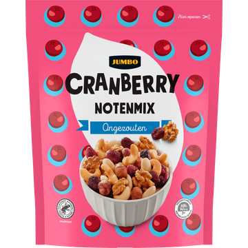 Jumbo Cranberry Notenmix Ongezouten - JUMBO