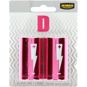 Jumbo D - LR20 - 2 Stuks - JUMBO