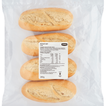 Jumbo - Diepvries Pistolets Wit - 4 Stuks - JUMBO