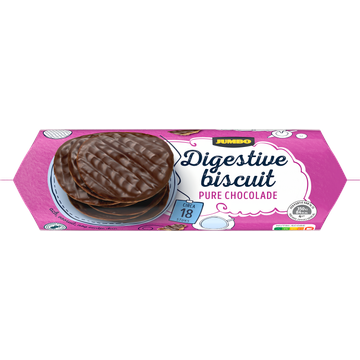 Jumbo Digestive Biscuit Pure Chocolade - JUMBO