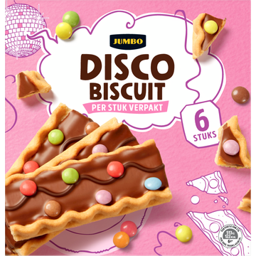Jumbo Disco Biscuit 6 Stuks - JUMBO