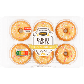 Jumbo Donut Cakes met Citroensmaak - JUMBO