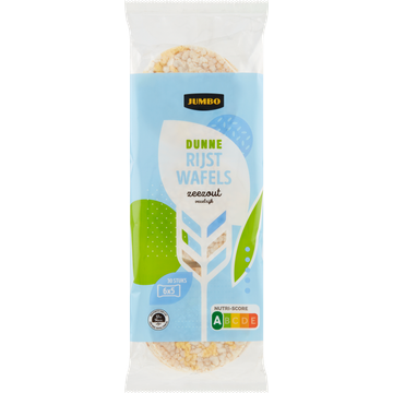 Jumbo Dunne Rijstwafels Zeezout Vezelrijk - JUMBO
