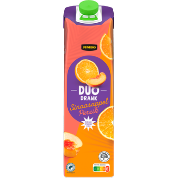Jumbo Duo Drank Sinaasappel Perzik - JUMBO