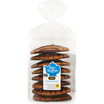 Jumbo Eierkoeken met Chocolade 8 Stuks - JUMBO