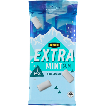 Jumbo Extra Mint Gum Suikervrij - JUMBO