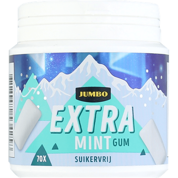 Jumbo Extra Mint Gum Suikervrij - JUMBO