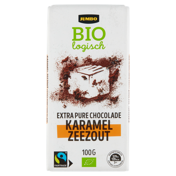 Jumbo Extra Pure Chocolade Karamel Zeezout Biologisch - JUMBO