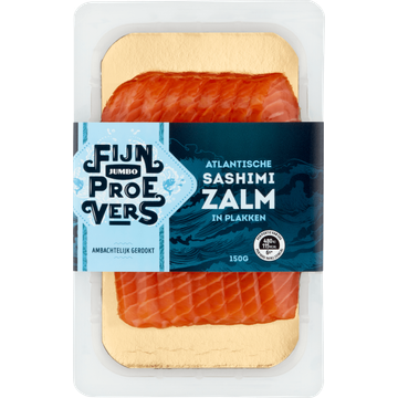 Jumbo Fijnproevers Atlantische Sashimi Zalm in Plakken - JUMBO