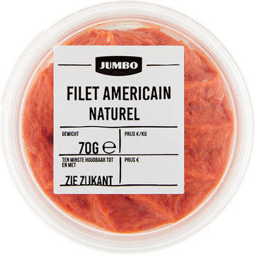 Jumbo Filet Americain Naturel - JUMBO