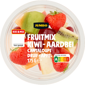 Jumbo Fruitmix Kiwi - Aardbei Cantaloupe Druif - Appel - JUMBO