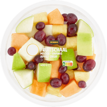 Jumbo Fruitschaal Meloen - Ananas Appel - Druif - JUMBO