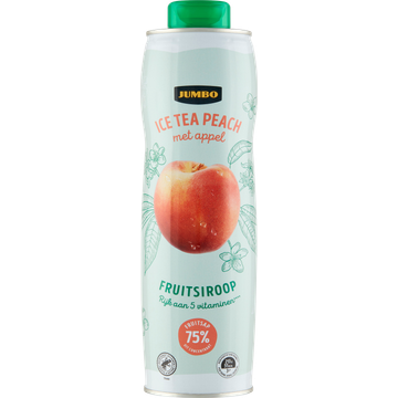Jumbo Fruitsiroop Ice Tea Peach met Appel - JUMBO