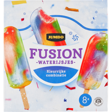 Jumbo Fusion Waterijsjes 8 x 50 g - JUMBO