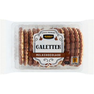 Jumbo Galetten Wafels Melkchocolade - JUMBO