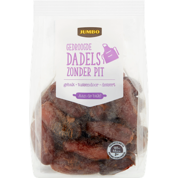 Jumbo Gedroogde Dadels Zonder Pit - JUMBO