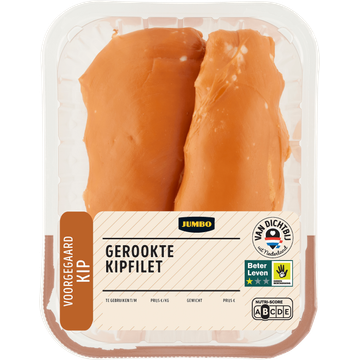 Jumbo Gerookte Kipfilet Voorgegaard 2 Stuks - JUMBO