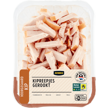 Jumbo Gerookte Kipfiletreepjes Voorgegaard - JUMBO