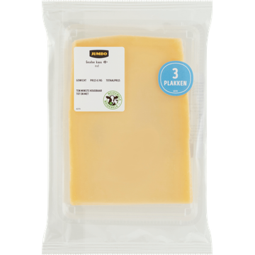 Jumbo Goudse Kaas 48+ Oud Portieverpakking 3 Plakken - JUMBO