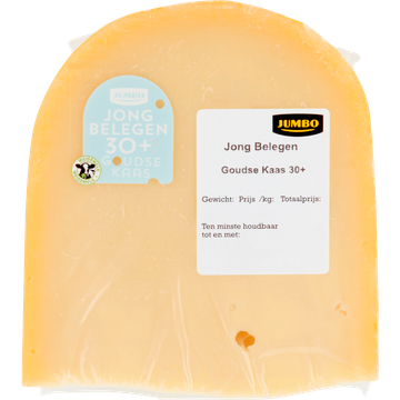 Jumbo Goudse Kaas Jong Belegen 30+ Stuk ca. 455 g - JUMBO