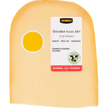 Jumbo Goudse Kaas Jong Belegen 48+ Voordeelverpakking - JUMBO