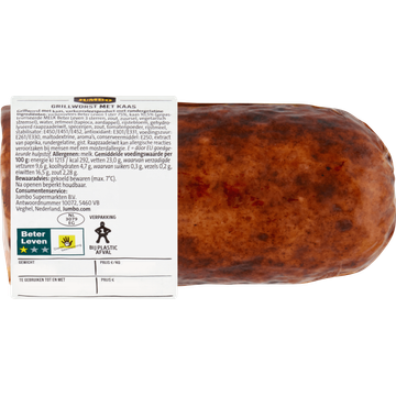Jumbo Grillworst met Kaas - JUMBO